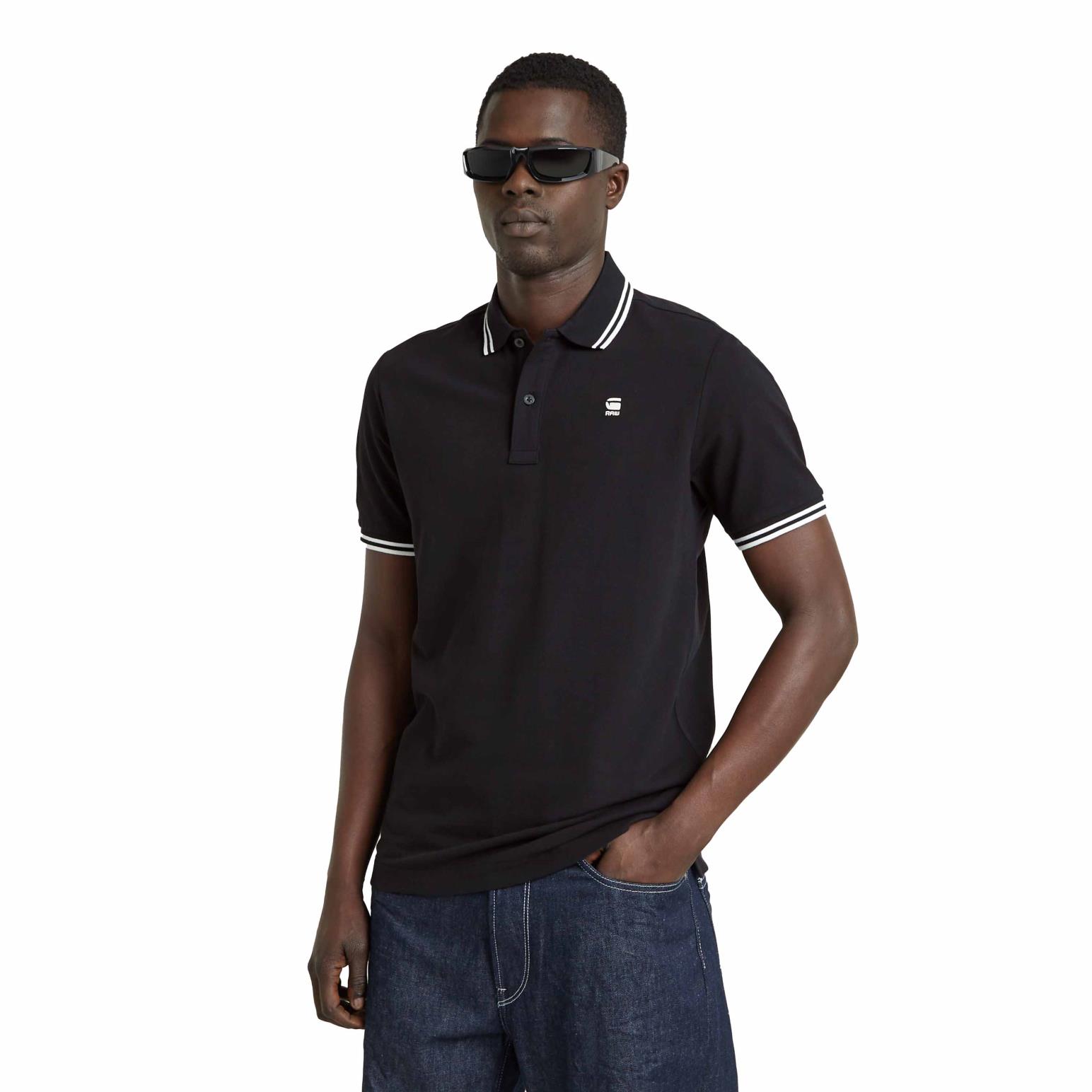 G-Star Dunda Slim Stripe Polo S/S